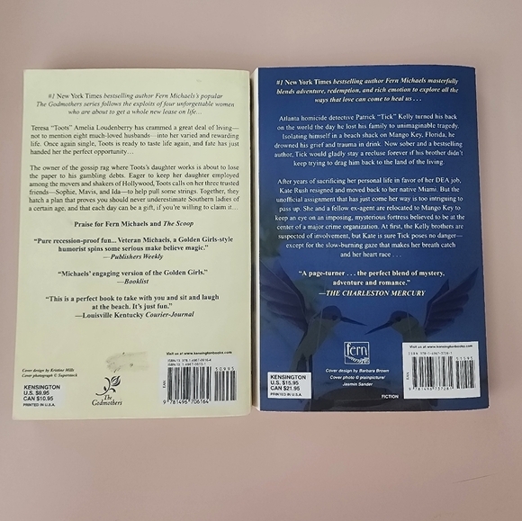 2 Fern Michaels Novels "The Scoop" and "Southern Comfort"-Paperback Books - Picture 2 of 9